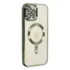 İphone 12 Pro Max Kılıf Kross Magneticsafe Kapak - Koyu Yeşil
