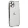 İphone 12 Pro Max Kılıf  Lensli  - Gümüş