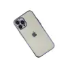 İphone 12 Pro Max Kılıf  Lensli  - Mor