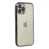 İphone 12 Pro Max Kılıf  Lensli  - Siyah