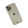 İphone 12 Pro Max Kılıf Liva Taşlı  - Beyaz