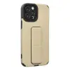 İphone 12 Pro Max Kılıf Mega Standlı  - Gold