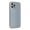 İphone 12 Pro Max Kılıf Nano İçi Kadife  - Sky Blue