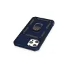 İphone 12 Pro Max Kılıf Pars Lens Yüzüklü  - Lacivert