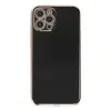 İphone 12 Pro Max Kılıf Volet  - Siyah