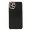 İphone 12 Pro Max Kılıf Volet  - Siyah