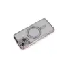 İphone 13 Kılıf Joke Simli Magneticsafe Kılıf - Pembe