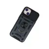 İphone 13 Kılıf Pars Lens Yüzüklü  - Lacivert