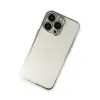 İphone 13 Pro Kılıf  Lensli  - Gümüş