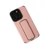 İphone 13 Pro Kılıf Mega Standlı  - Pudra