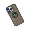 İphone 13 Pro Kılıf Montreal Yüzüklü  Kapak - Yeşil