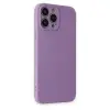İphone 13 Pro Kılıf Nano İçi Kadife  - Koyu Lila
