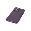 İphone 13 Pro Max Kılıf Anka Pc Sert Metal Kapak - Mor