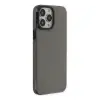 İphone 13 Pro Max Kılıf Anka Pc Sert Metal Kapak - Siyah