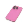 İphone 13 Pro Max Kılıf Armada Lensli Kapak - Pembe