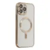 İphone 13 Pro Max Kılıf Kross Magneticsafe Kapak - Gold