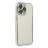 İphone 13 Pro Max Kılıf  Lensli  - Gümüş