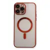 İphone 13 Pro Max Kılıf Magneticsafe Lazer  - Kırmızı