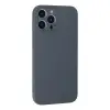 İphone 13 Pro Max Kılıf Nano İçi Kadife  - Gri