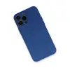 İphone 13 Pro Max Kılıf Nano İçi Kadife  - Lacivert