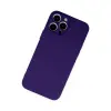 İphone 13 Pro Max Kılıf Nano İçi Kadife  - Mor