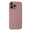 İphone 13 Pro Max Kılıf Pp Ultra İnce Kapak - Pembe