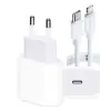 iPhone 14 13 12 11 8 Plus 7 Uyumlu 20W PD Hızlı Şarj Seti
