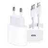 iPhone 14 13 12 11 XR XS Max 20W Lightning Şarj Adaptörü Kablo Dahil