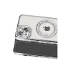 İphone 14 Kılıf Joke Simli Magneticsafe Kılıf - Gümüş