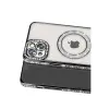 İphone 14 Kılıf Joke Simli Magneticsafe Kılıf - Siyah