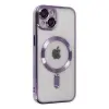 İphone 14 Kılıf Kross Magneticsafe Kapak - Mor