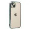 İphone 14 Kılıf  Lensli  - Yeşil