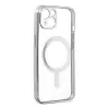 İphone 14 Plus Kılıf Magneticsafe Lazer  - Gümüş