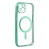 İphone 14 Plus Kılıf Magneticsafe Lazer  - Haki Yeşil