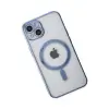 İphone 14 Plus Kılıf Magneticsafe Lazer  - Sierra Blue