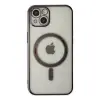 İphone 14 Plus Kılıf Magneticsafe Lazer  - Siyah