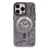 İphone 14 Pro Kılıf Apollo Magneticsafe Desenli Kapak - Apollo Mor - 5