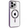 İphone 14 Pro Kılıf Kronos Magsafe Kapak - Derin Mor