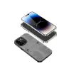 İphone 14 Pro Kılıf Mekanik Bumper Kapak - Derin Mor