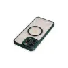 İphone 14 Pro Max Kılıf Prag Magneticsafe Kapak - Koyu Yeşil