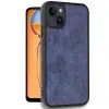 İphone 15 Kılıf Aras Deri Kapak - Lacivert
