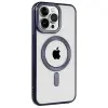 İphone 15 Pro Max Kılıf Kronos Magsafe Kapak - Lacivert