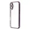 İphone 16 Plus Kılıf  Lensli  - Mor