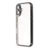 İphone 16 Plus Kılıf  Lensli  - Siyah