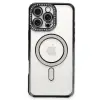 İphone 16 Pro Kılıf Joke Simli Magneticsafe Kılıf - Siyah