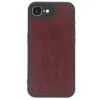 İphone 16e Kılıf Aras Deri Kapak - Bordo