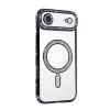İphone 17 Air Joke Simli Magneticsafe Kılıf - Derin Mor