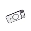 İphone 17 Air Joke Simli Magneticsafe Kılıf - Derin Mor