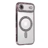İphone 17 Air Joke Simli Magneticsafe Kılıf - Pembe