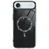 İphone 17 Air Live Diamond Magsafe Kapak - Siyah